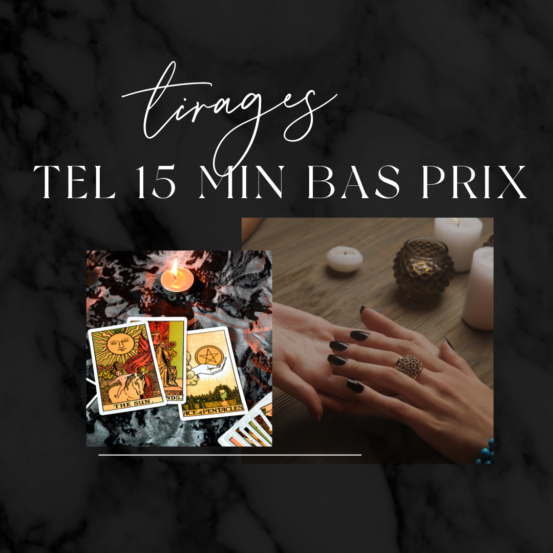 Tirage general/sentimentale/pro de 15 min au tel