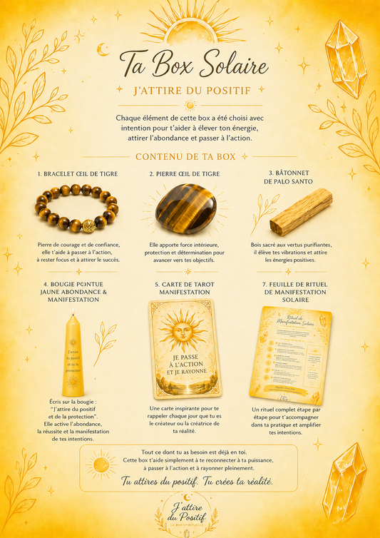 BOX J’ATTIRE DU POSITIF ÉTÉ 2026