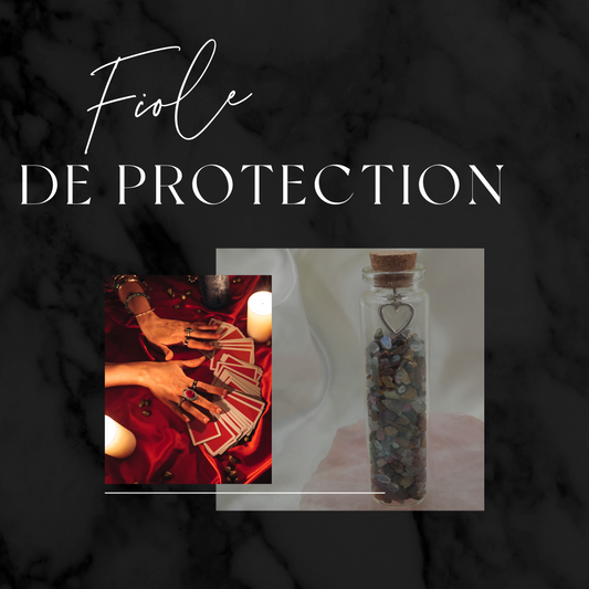 Fiole de protection fait main