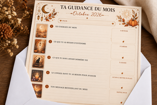 TA GUIDANCE DU MOIS BIENVEILLANTE